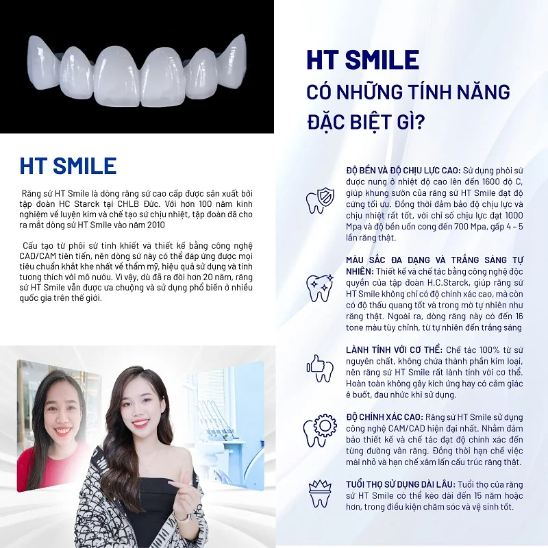 Các loại răng sứ không kim loại