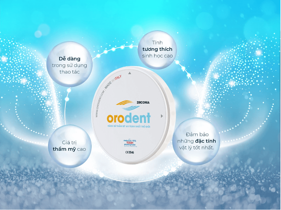 Điểm đặc biệt của dòng răng sứ Orodent